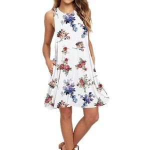 2 NWT Peony Allen Sleeveless Floral dresses, sz Small